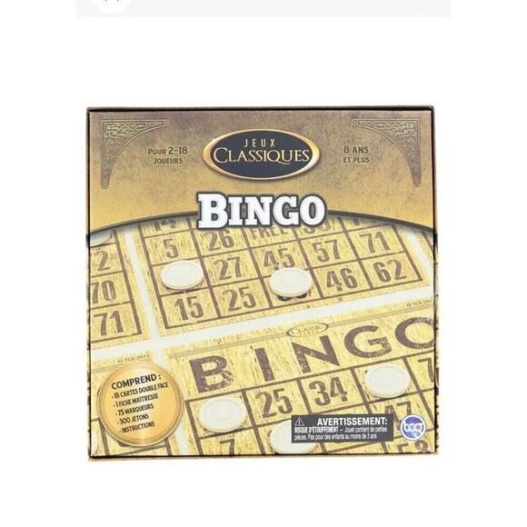 Classic Games Wood Bingo Set - Picture 3 of 8